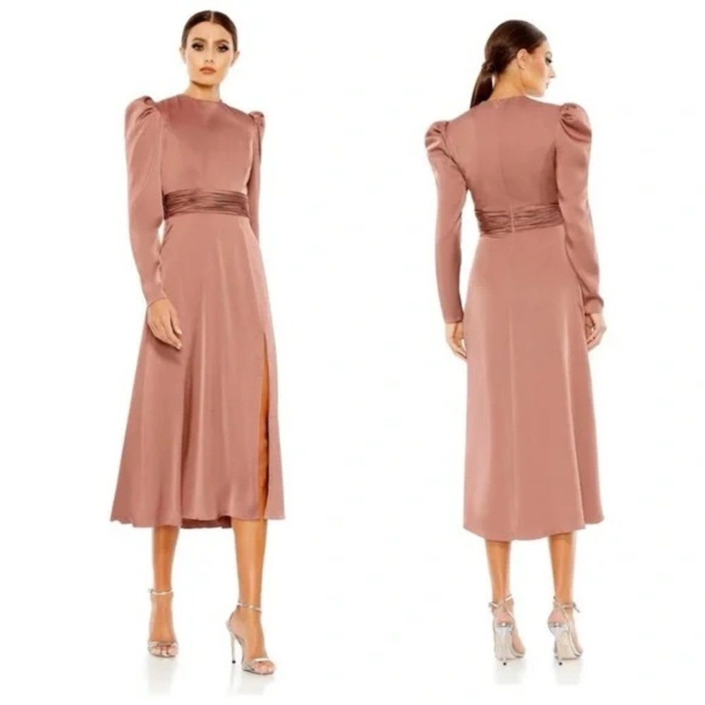 Mac Duggal Rose Midi Dress